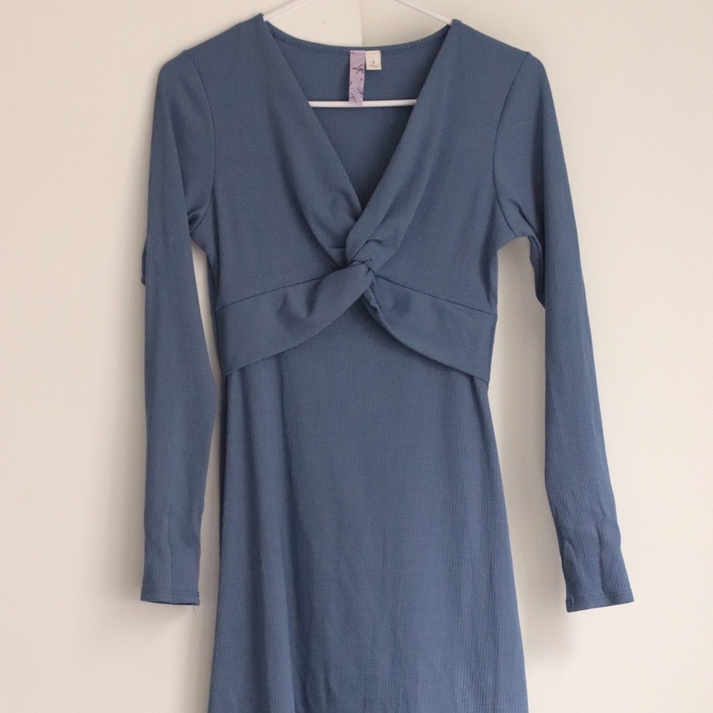Alya Blue Knot Dress